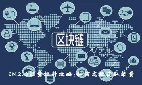 IM2.0能量提升攻略：如何高效获取能量